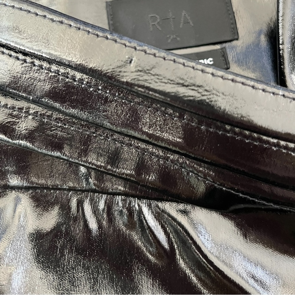 Rta Black Solid Polyurethane Pant - image 6